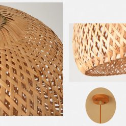 Bamboo Pendant Light,Rattan Pendant Light,Wicker Lampshade,Bamboo Light,Rattan LampShade,Rattan Light Fixture,Bamboo Lampshade,Woven Light Chandelier,Kitchen light, Bedroom living room deco