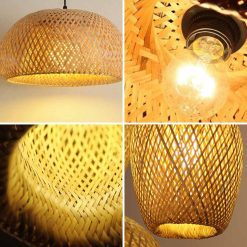 Bamboo Pendant Light,Rattan Pendant Light,Wicker Lampshade,Bamboo Light,Rattan LampShade,Rattan Light Fixture,Bamboo Lampshade,Woven Light Chandelier,Kitchen light, Bedroom living room deco
