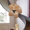 Bamboo Pendant Light,Rattan Pendant Light,Wicker Lampshade,Bamboo Light,Rattan LampShade,Rattan Light Fixture,Bamboo Lampshade,Woven Light Chandelier,Kitchen light, Bedroom living room deco