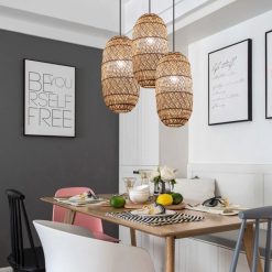 Bamboo Pendant Light,Rattan Pendant Light,Wicker Lampshade,Bamboo Light,Rattan LampShade,Rattan Light Fixture,Bamboo Lampshade,Woven Light Chandelier,Kitchen light, Bedroom living room deco