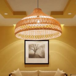 Bamboo Pendant Light,Rattan Pendant Light,Wicker Lampshade,Bamboo Light,Rattan LampShade,Rattan Light Fixture,Bamboo Lampshade,Woven Light Chandelier,Kitchen light, Bedroom living room deco