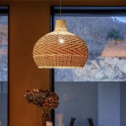 Bamboo Pendant Light,Rattan Pendant Light,Wicker Lampshade,Bamboo Light,Rattan LampShade,Rattan Light Fixture,Bamboo Lampshade,Woven Light Chandelier,Kitchen light, Bedroom living room deco