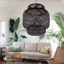 Bamboo Pendant Light,Rattan Pendant Light,Wicker Lampshade,Bamboo Light,Rattan LampShade,Rattan Light Fixture,Bamboo Lampshade,Woven Light Chandelier,Kitchen light, Bedroom living room deco