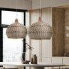 HQ Rattan Pendant Light Rattan Lamp Shade, Rattan Light Fixture, Wicker Bamboo Lamp