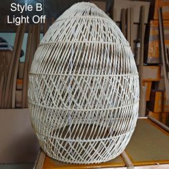 High Quality Rattan Pendant Light Fixture Hanging Chandelier