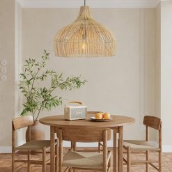 Bamboo Pendant Light,Rattan Pendant Light,Wicker Lampshade,Bamboo Light,Rattan LampShade,Rattan Light Fixture,Bamboo Lampshade,Woven Light Chandelier,Kitchen light, Bedroom living room deco