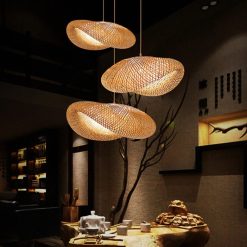 Bamboo Pendant Light,Rattan Pendant Light,Wicker Lampshade,Bamboo Light,Rattan LampShade,Rattan Light Fixture,Bamboo Lampshade,Woven Light Chandelier,Kitchen light, Bedroom living room deco