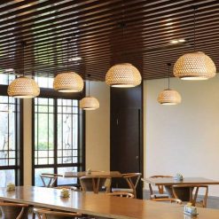 Bamboo Pendant Light,Rattan Pendant Light,Wicker Lampshade,Bamboo Light,Rattan LampShade,Rattan Light Fixture,Bamboo Lampshade,Woven Light Chandelier,Kitchen light, Bedroom living room deco