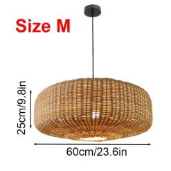Bamboo Pendant Light,Rattan Pendant Light,Wicker Lampshade,Bamboo Light,Rattan LampShade,Rattan Light Fixture,Bamboo Lampshade,Woven Light Chandelier,Kitchen light, Bedroom living room deco