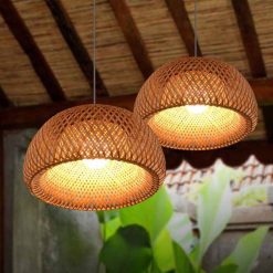 Bamboo Pendant Light,Rattan Pendant Light,Wicker Lampshade,Bamboo Light,Rattan LampShade,Rattan Light Fixture,Bamboo Lampshade,Woven Light Chandelier,Kitchen light, Bedroom living room deco