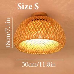 Bamboo Pendant Light,Rattan Pendant Light,Wicker Lampshade,Bamboo Light,Rattan LampShade,Rattan Light Fixture,Bamboo Lampshade,Woven Light Chandelier,Kitchen light, Bedroom living room deco