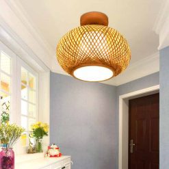 Bamboo Pendant Light,Rattan Pendant Light,Wicker Lampshade,Bamboo Light,Rattan LampShade,Rattan Light Fixture,Bamboo Lampshade,Woven Light Chandelier,Kitchen light, Bedroom living room deco