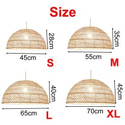 Bamboo Pendant Light,Rattan Pendant Light,Wicker Lampshade,Bamboo Light,Rattan LampShade,Rattan Light Fixture,Bamboo Lampshade,Woven Light Chandelier,Kitchen light, Bedroom living room deco