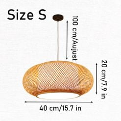 Bamboo Pendant Light,Rattan Pendant Light,Wicker Lampshade,Bamboo Light,Rattan LampShade,Rattan Light Fixture,Bamboo Lampshade,Woven Light Chandelier,Kitchen light, Bedroom living room deco