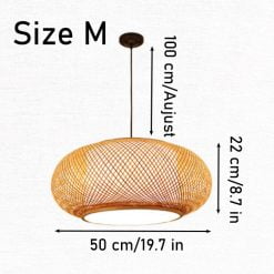 Bamboo Pendant Light,Rattan Pendant Light,Wicker Lampshade,Bamboo Light,Rattan LampShade,Rattan Light Fixture,Bamboo Lampshade,Woven Light Chandelier,Kitchen light, Bedroom living room deco