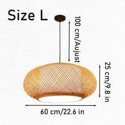Bamboo Pendant Light,Rattan Pendant Light,Wicker Lampshade,Bamboo Light,Rattan LampShade,Rattan Light Fixture,Bamboo Lampshade,Woven Light Chandelier,Kitchen light, Bedroom living room deco