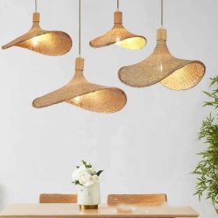 Bamboo Pendant Light,Rattan Pendant Light,Wicker Lampshade,Bamboo Light,Rattan LampShade,Rattan Light Fixture,Bamboo Lampshade,Woven Light Chandelier,Kitchen light, Bedroom living room deco