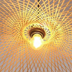 Bamboo Pendant Light,Rattan Pendant Light,Wicker Lampshade,Bamboo Light,Rattan LampShade,Rattan Light Fixture,Bamboo Lampshade,Woven Light Chandelier,Kitchen light, Bedroom living room deco