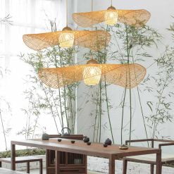 Bamboo Pendant Light,Rattan Pendant Light,Wicker Lampshade,Bamboo Light,Rattan LampShade,Rattan Light Fixture,Bamboo Lampshade,Woven Light Chandelier,Kitchen light, Bedroom living room deco