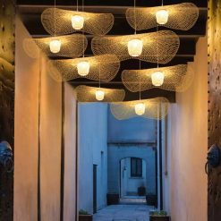 Bamboo Pendant Light,Rattan Pendant Light,Wicker Lampshade,Bamboo Light,Rattan LampShade,Rattan Light Fixture,Bamboo Lampshade,Woven Light Chandelier,Kitchen light, Bedroom living room deco