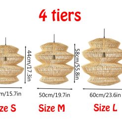 Bamboo Pendant Light,Rattan Pendant Light,Wicker Lampshade,Bamboo Light,Rattan LampShade,Rattan Light Fixture,Bamboo Lampshade,Woven Light Chandelier,Kitchen light, Bedroom living room deco