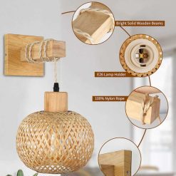 Bamboo Pendant Light,Rattan Pendant Light,Wicker Lampshade,Bamboo Light,Rattan LampShade,Rattan Light Fixture,Bamboo Lampshade,Woven Light Chandelier,Kitchen light, Bedroom living room deco