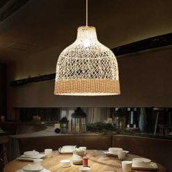 Bamboo Pendant Light,Rattan Pendant Light,Wicker Lampshade,Bamboo Light,Rattan LampShade,Rattan Light Fixture,Bamboo Lampshade,Woven Light Chandelier,Kitchen light, Bedroom living room deco