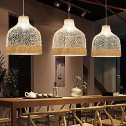 Bamboo Pendant Light,Rattan Pendant Light,Wicker Lampshade,Bamboo Light,Rattan LampShade,Rattan Light Fixture,Bamboo Lampshade,Woven Light Chandelier,Kitchen light, Bedroom living room deco