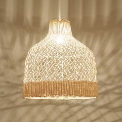 Bamboo Pendant Light,Rattan Pendant Light,Wicker Lampshade,Bamboo Light,Rattan LampShade,Rattan Light Fixture,Bamboo Lampshade,Woven Light Chandelier,Kitchen light, Bedroom living room deco