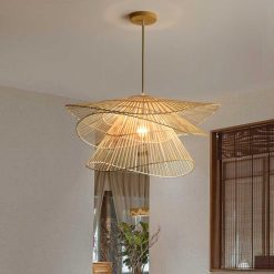 Bamboo Pendant Light,Rattan Pendant Light,Wicker Lampshade,Bamboo Light,Rattan LampShade,Rattan Light Fixture,Bamboo Lampshade,Woven Light Chandelier,Kitchen light, Bedroom living room deco