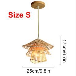 Bamboo Pendant Light,Rattan Pendant Light,Wicker Lampshade,Bamboo Light,Rattan LampShade,Rattan Light Fixture,Bamboo Lampshade,Woven Light Chandelier,Kitchen light, Bedroom living room deco