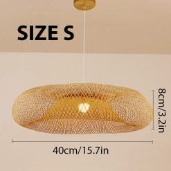 Bamboo Pendant Light,Rattan Pendant Light,Wicker Lampshade,Bamboo Light,Rattan LampShade,Rattan Light Fixture,Bamboo Lampshade,Woven Light Chandelier,Kitchen light, Bedroom living room deco