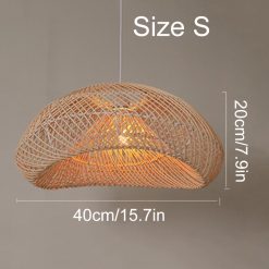 Bamboo Pendant Light,Rattan Pendant Light,Wicker Lampshade,Bamboo Light,Rattan LampShade,Rattan Light Fixture,Bamboo Lampshade,Woven Light Chandelier,Kitchen light, Bedroom living room deco