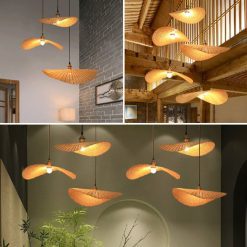 Bamboo Pendant Light,Rattan Pendant Light,Wicker Lampshade,Bamboo Light,Rattan LampShade,Rattan Light Fixture,Bamboo Lampshade,Woven Light Chandelier,Kitchen light, Bedroom living room deco