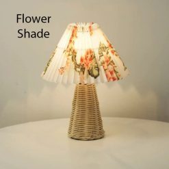 table lamp, table lampshade table lighting, bamboo light fixture