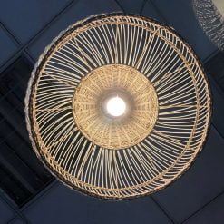 HQ Rattan Pendant Light Fixtures Rattan Lampshade Hanging, Wicker Lamp, Bamboo Light Shade