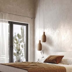 HQ Bamboo Pendant Light, Wicker Rattan Light Fixture, Rattan Lampshade