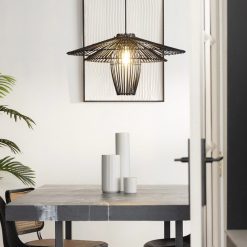 3 Layers Bamboo Lamp Shade, Bamboo Pendant Light Fixture