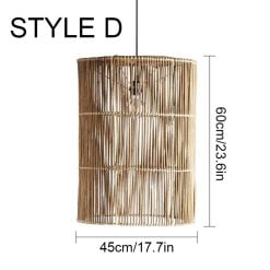 Bamboo Lampshade, Bamboo Pendant Light, Bamboo Lantern