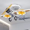 Modern Kids Room Ceiling Lamp Airplane Shape Chandelier Led Ceiling Light