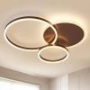 Modern Led Ceiling Light Creative Serial Rings Light Fixture