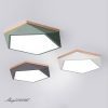 Nordic Modern Ceiling Hanging Lamp Polygon Ceiling Lighting Kitchen LED Crystal Fixture