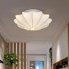 Nordic Silk Lamp Ceiling Decoration Modern Led Ceiling Light for Dining Room Living Room