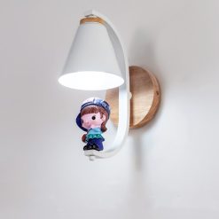 Alternative view of Nordic Wall Lamp Kids Princess Wall Lights for Children Bedroom Lamp