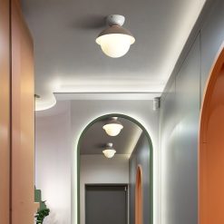 Nordic Corridor Ceiling Light Led Macaron Color Living Room Lights Simple Indoor Home Lighting Ceiling Kitchen Ceiling Lamps