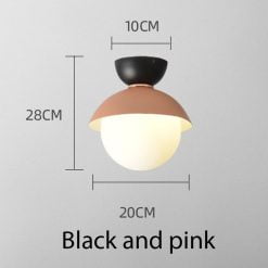 Nordic Corridor Ceiling Light Led Macaron Color Living Room Lights Simple Indoor Home Lighting Ceiling Kitchen Ceiling Lamps