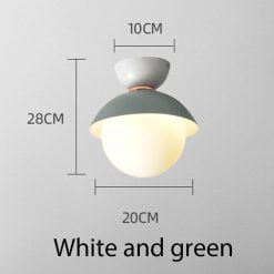 Nordic Corridor Ceiling Light Led Macaron Color Living Room Lights Simple Indoor Home Lighting Ceiling Kitchen Ceiling Lamps