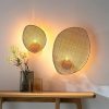 Creative Living Room Wall Lamp Designer Minimalist Rattan Lamp for Living Room