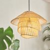 Rattan Lamp 3 Levels Pendant Light for Restaurant Dining Room Kitchen