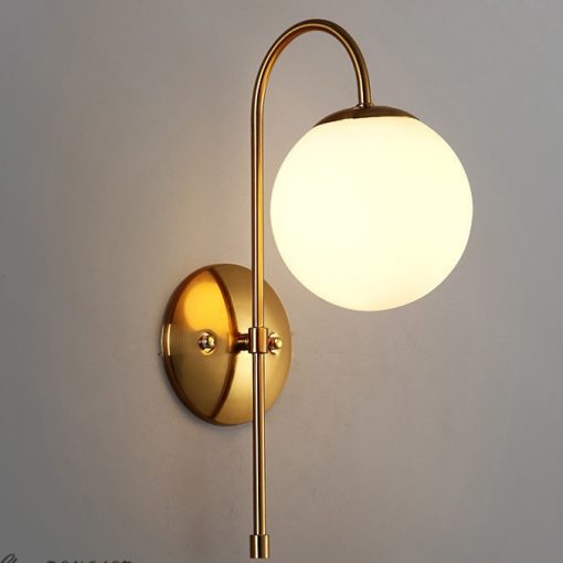 Nordic Gold Wall Sconce Bathroom Light LED Wall Light Fixtures